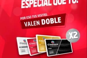 Promoción Cinemex Visitas Dobles Invitado Especial Diciembre 2023