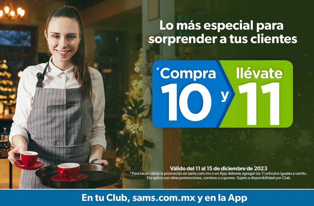 Sams Club: Compra 10 productos y llévate 11 en productos de despensa