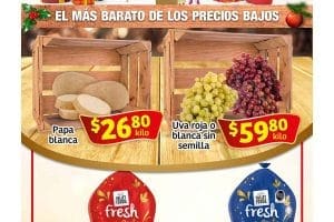 Ofertas Soriana Mercado frutas y verduras 19 al 21 de diciembre 2023