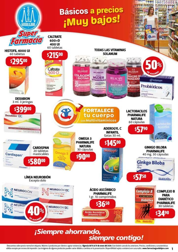 farmacias guadalajara folleto enero 2024