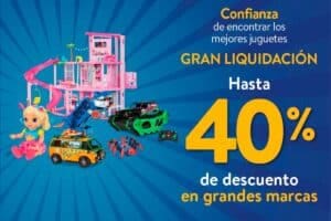 Gran Liquidación Walmart 2024: Hasta 40% de descuento en juguetes