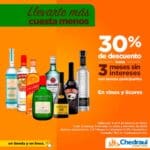 Promoción Chedraui: 30% de descuento en vinos y licores + 3 meses sin intereses