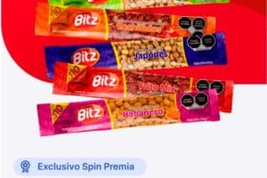 Spin Premia Gratis Cacahuates Bitz 90-120 g en Oxxo