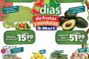 Ofertas SMart frutas y verduras del 13 al 15 de febrero 2024