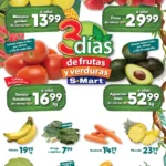 Folleto S-Mart frutas y verduras del 27 al 29 de febrero 2024