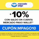 Mercado Libre: Cupón 10% de descuento con MercadoPago Wallet