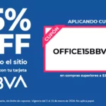 Cupón Office Depot 15% de descuento al pagar con BBVA Bancomer 