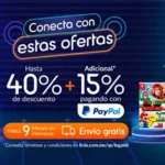 Promoción Linio: Hasta 15% de descuento al pagar con Paypal