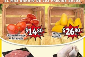 Ofertas Soriana Mercado frutas y verduras 19 al 21 de marzo 2024