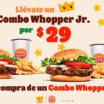 Promoción Burger King Día del Niño 2024: Combo Whopper Jr. por $29