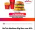 McDonald’s: Cupón 40% de descuento en Mctrio Big Mac