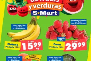 Ofertas S-Mart frutas y verduras del 2 al 4 de abril 2024