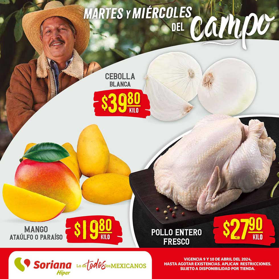 soriana frutas verduras abril 9 1