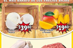 Ofertas Soriana Mercado frutas y verduras 9 al 11 de abril 2024