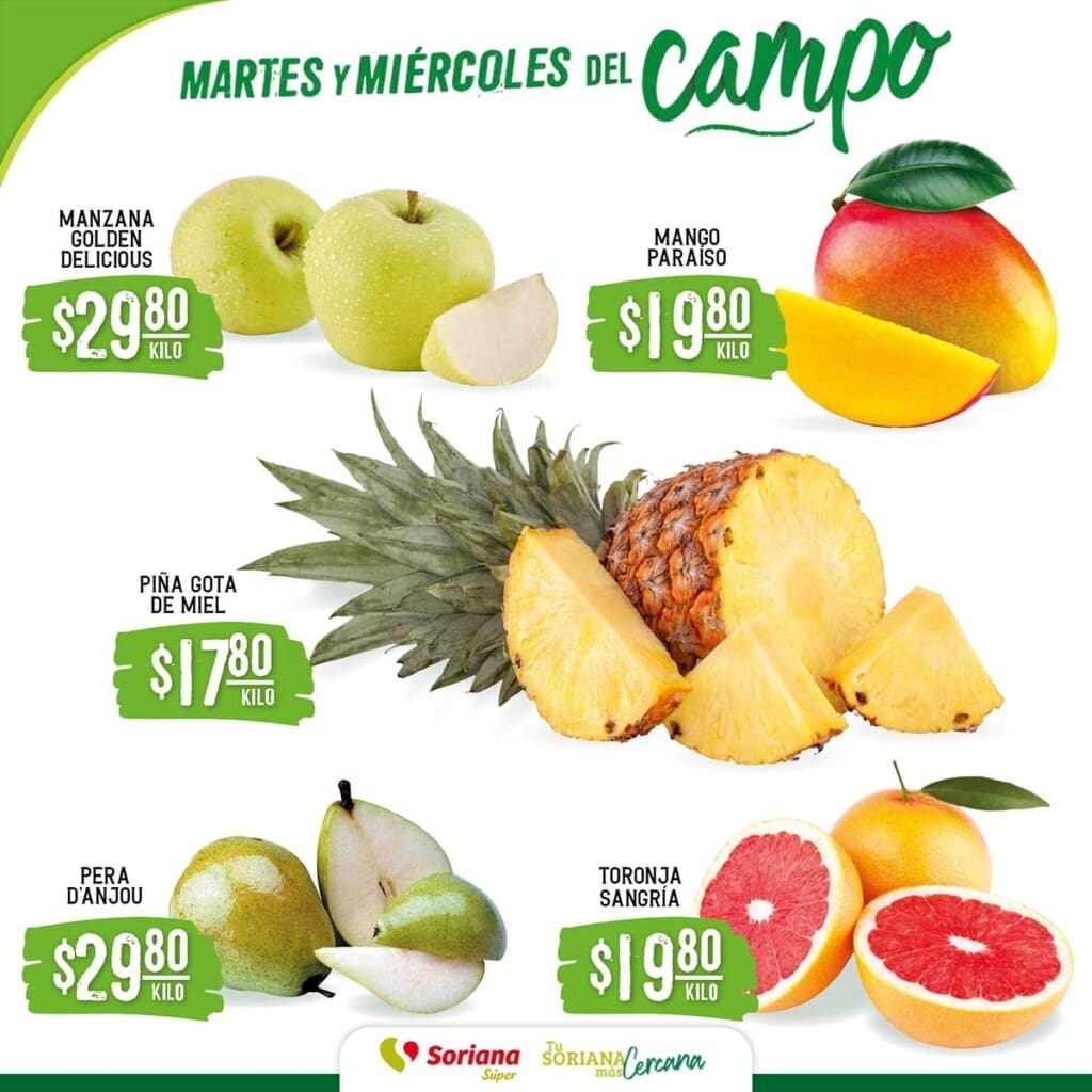 soriana super frutas verduras abril 30 2