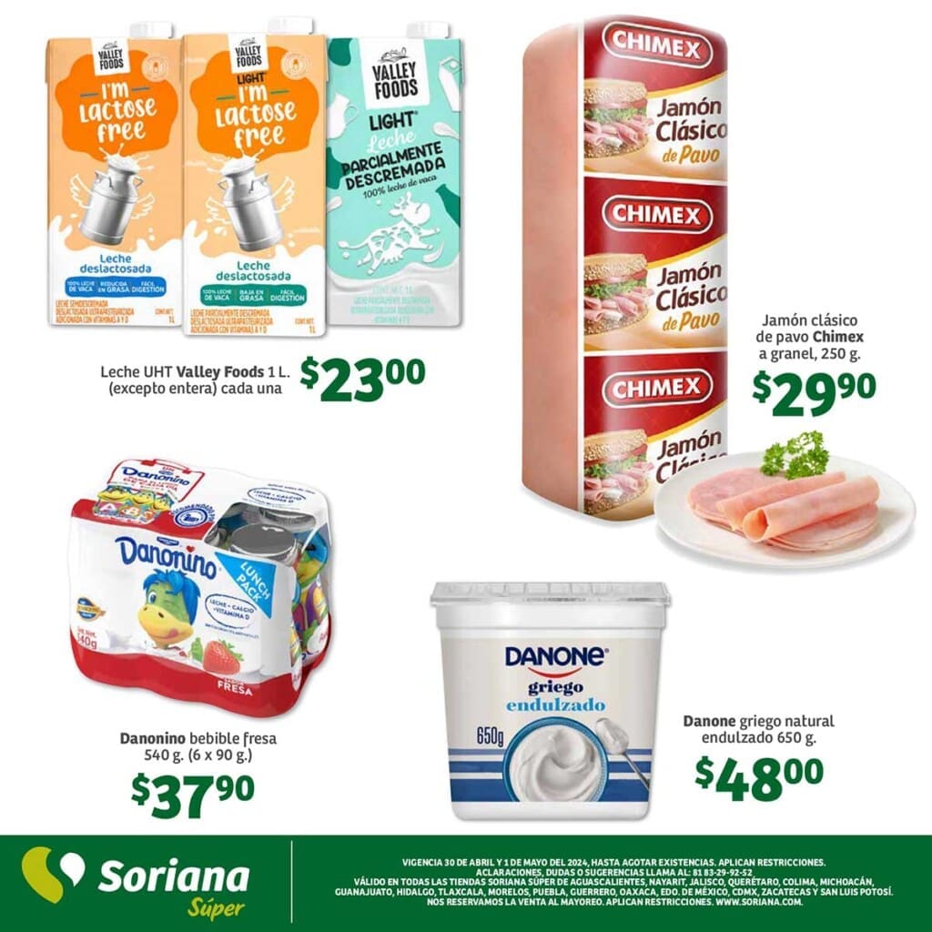 soriana super frutas verduras abril 30 6