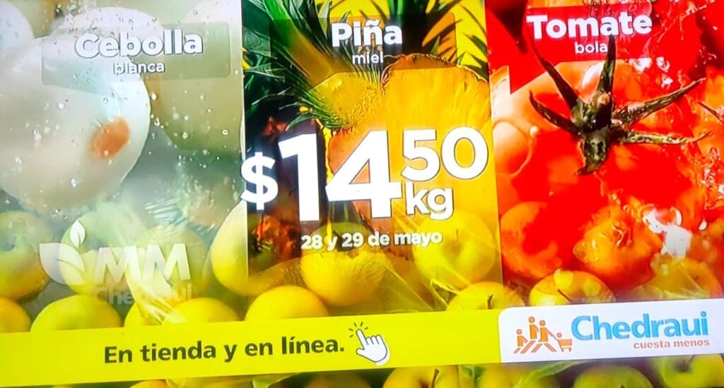 Ofertas Chedraui Martimiércoles de frutas y verduras 28 y 29 de mayo 2024