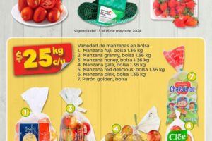 Ofertas Bodega Aurrerá frutas y verduras al 16 de mayo 2024