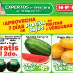 Folleto HEB frutas y verduras del 7 al 13 de mayo 2024