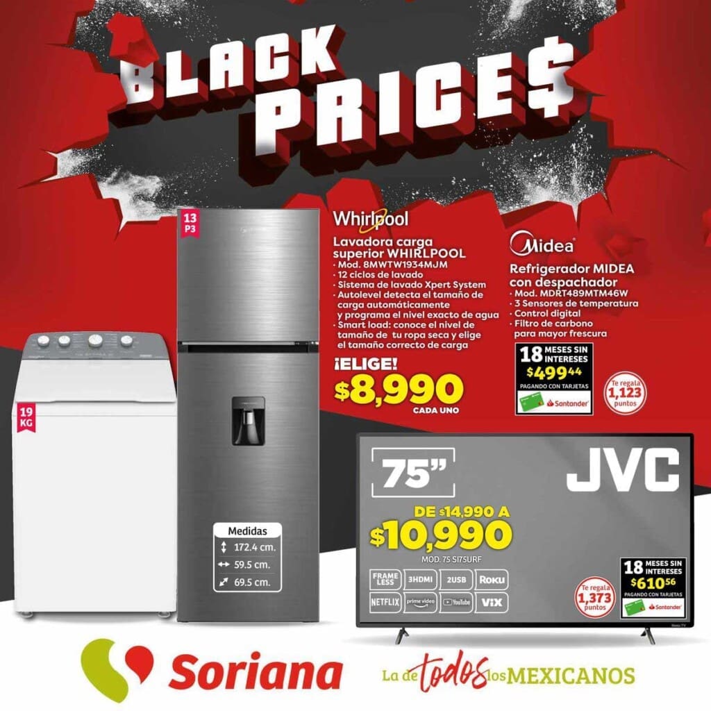 folleto soriana black price 2024