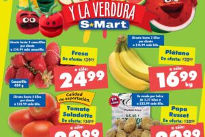 Ofertas S-Mart frutas y verduras del 14 al 16 de mayo 2024