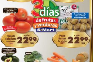 Ofertas SMart frutas y verduras del 21 al 23 de mayo 2024