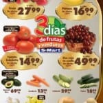 Folleto S-Mart frutas y verduras del 28 al 30 de mayo 2024