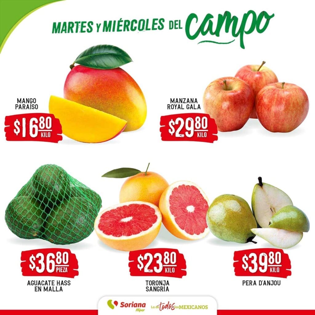 soriana frutas verduras mayo 14 2