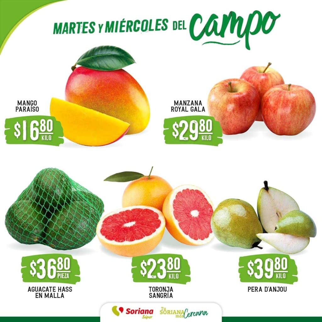 soriana super frutas verduras mayo 14 2