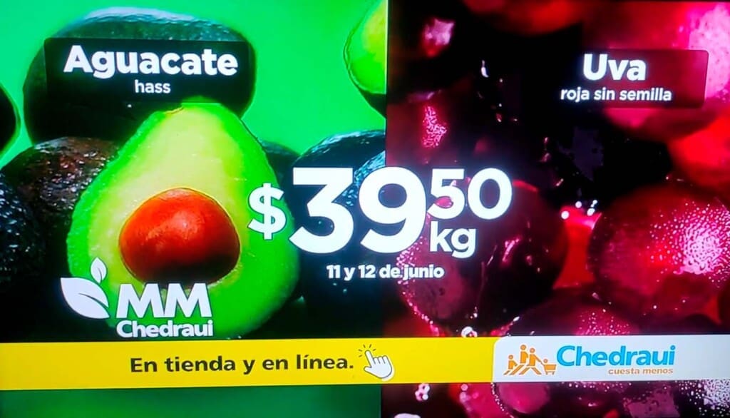 Ofertas Chedraui Martimiércoles de frutas y verduras 11 y 12 de junio 2024