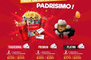 Promociones Cinemex Día del Padre 2024: Combos a precio especial