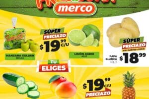 Folleto Merco frutas y verduras del 4 al 6 de junio 2024