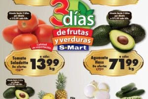 Ofertas S-Mart frutas y verduras del 11 al 13 de junio 2024
