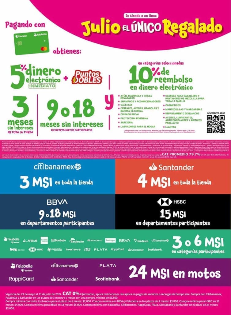 soriana mercado folleto julio regalado 2024 tercer 26