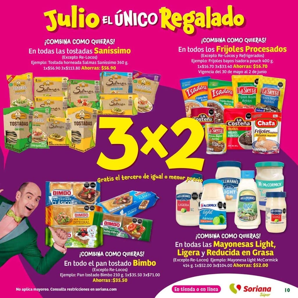 soriana super folleto julio regalado 2024 10