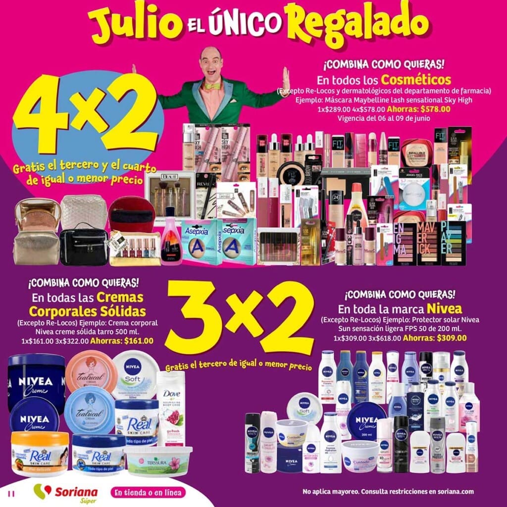 soriana super folleto julio regalado 2024 11 1