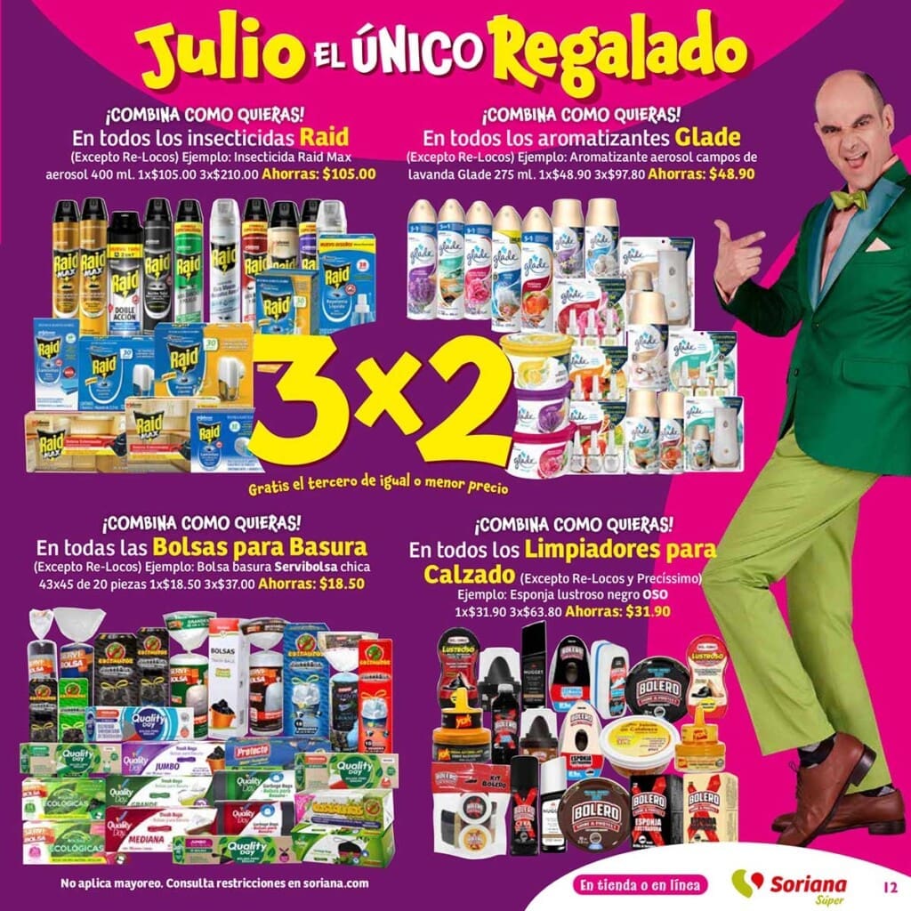 soriana super folleto julio regalado 2024 12 1