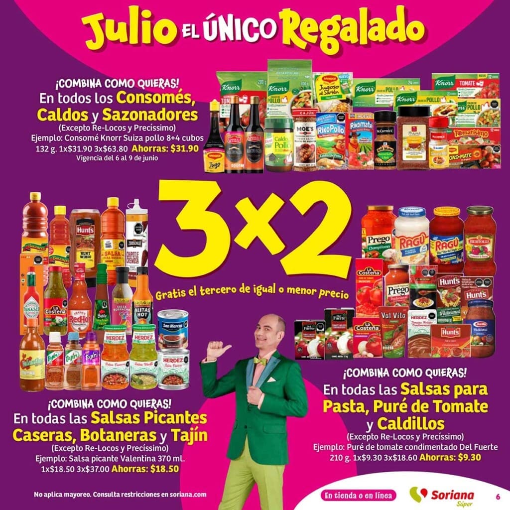 soriana super folleto julio regalado 2024 6 1