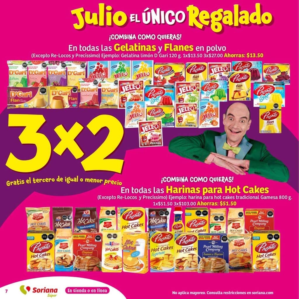 soriana super folleto julio regalado 2024 7 1