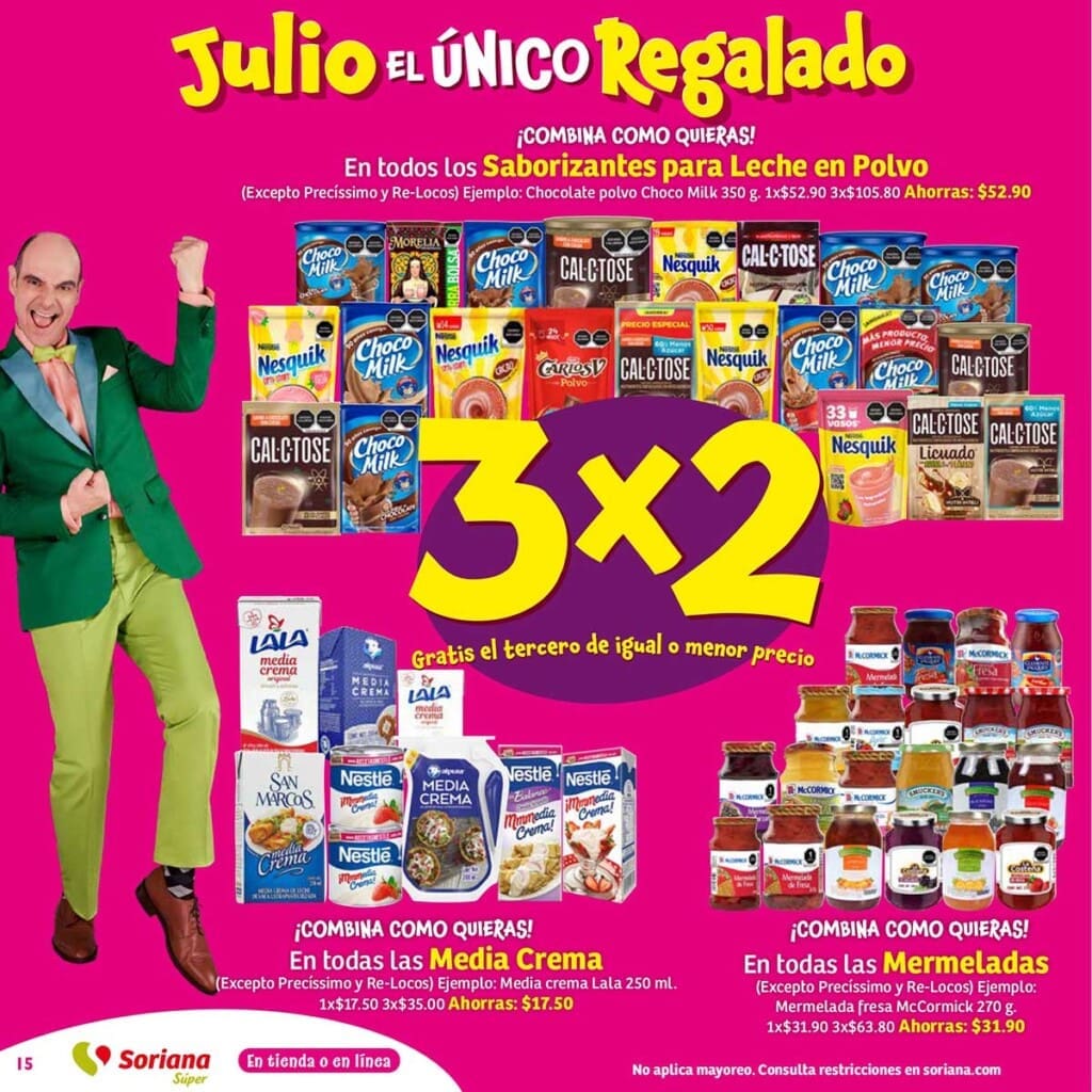 soriana super julio regalado 2024 folleto 15