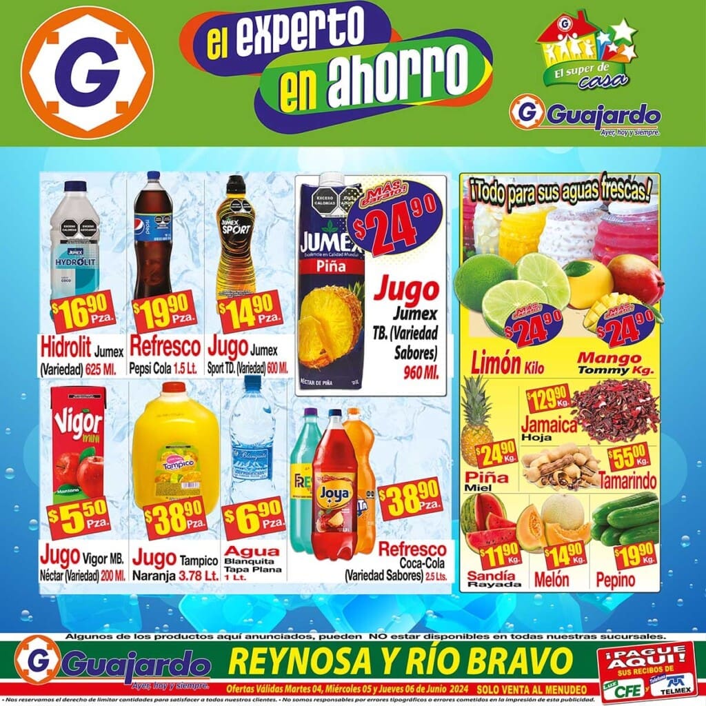 super guajardo frutas verduras junio 4 4