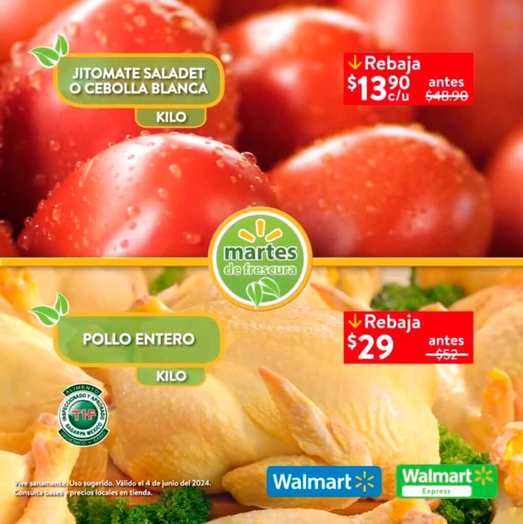 walmart martes frescura junio 3 2