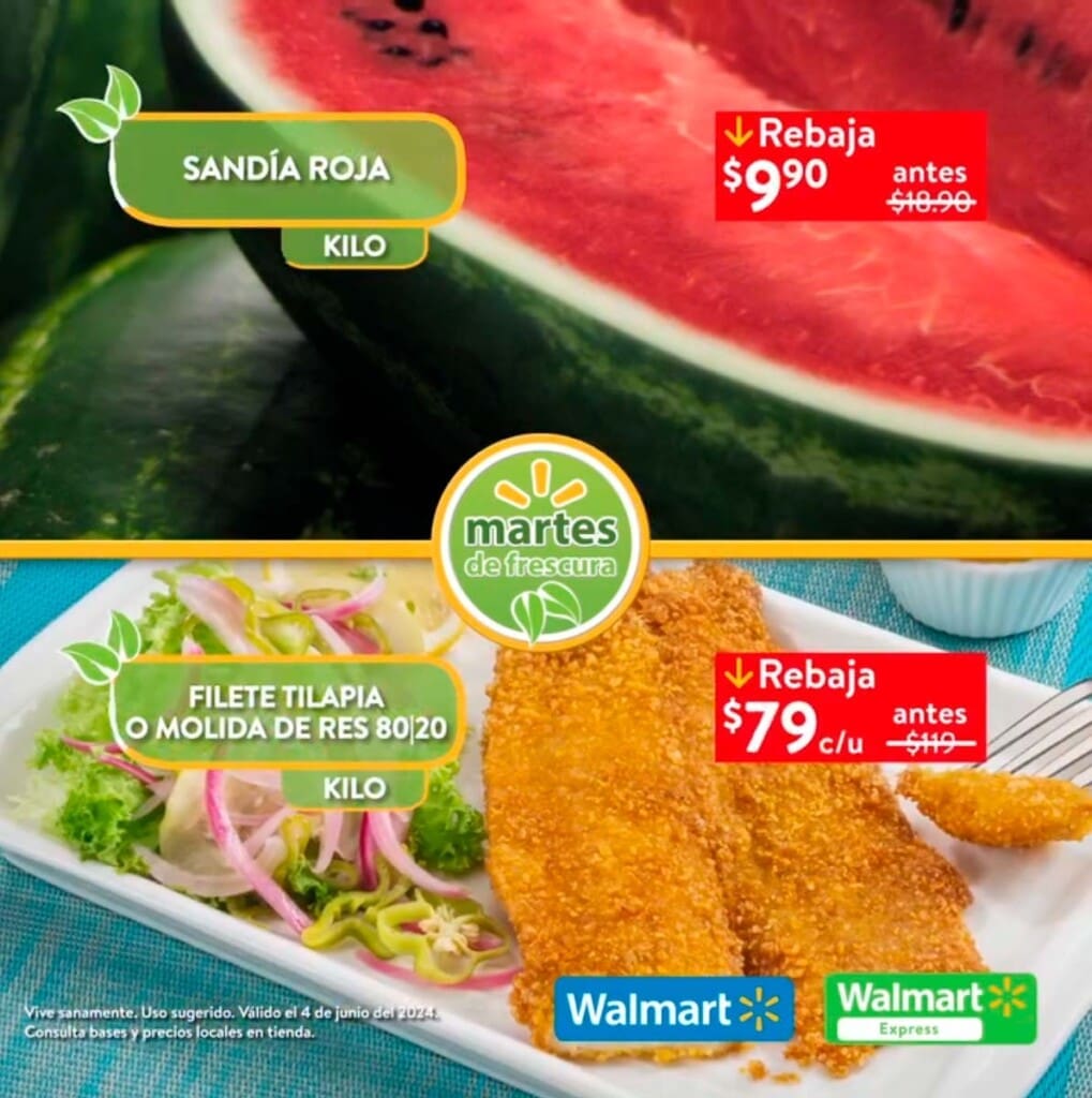 walmart martes frescura junio 3 3