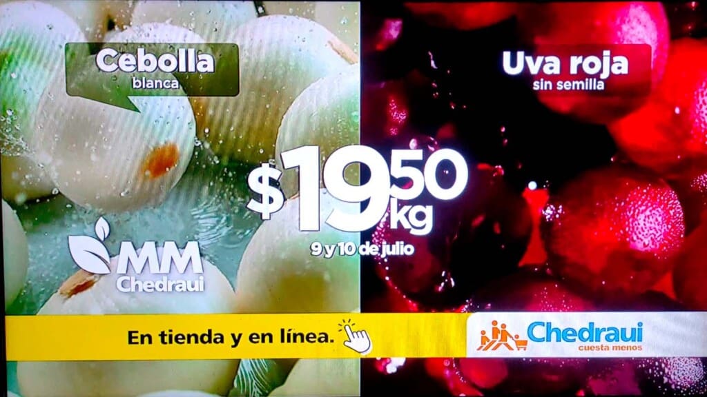 Ofertas Chedraui Martimiércoles de frutas y verduras 9 y 10 de julio 2024