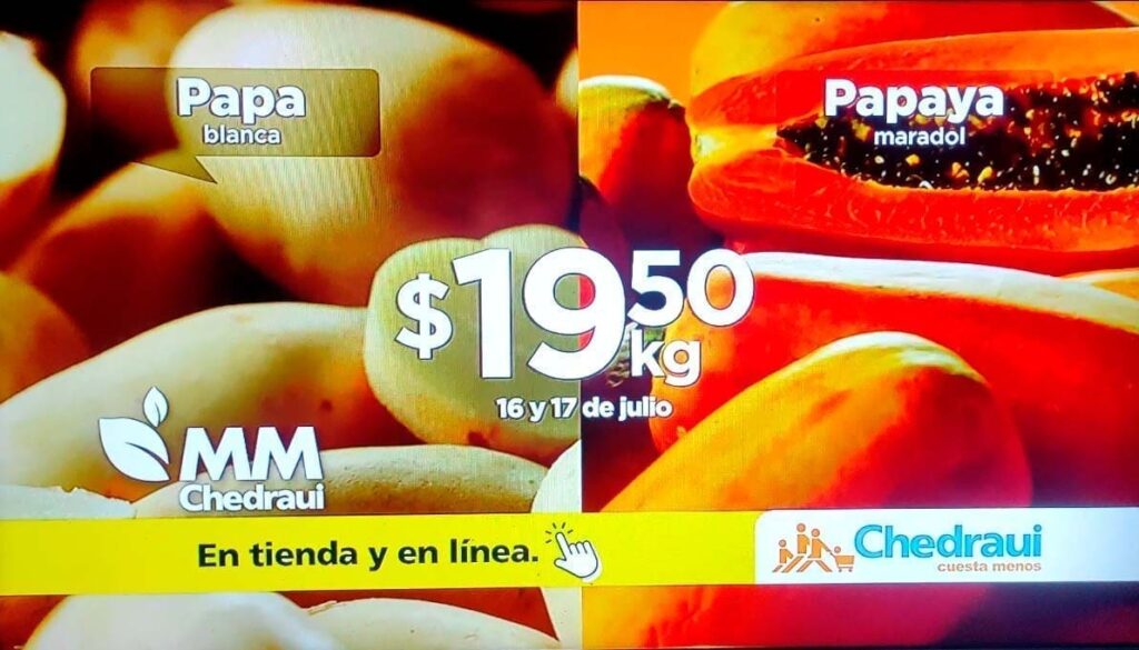 Ofertas Chedraui Martimiércoles de frutas y verduras 16 y 17 de julio 2024