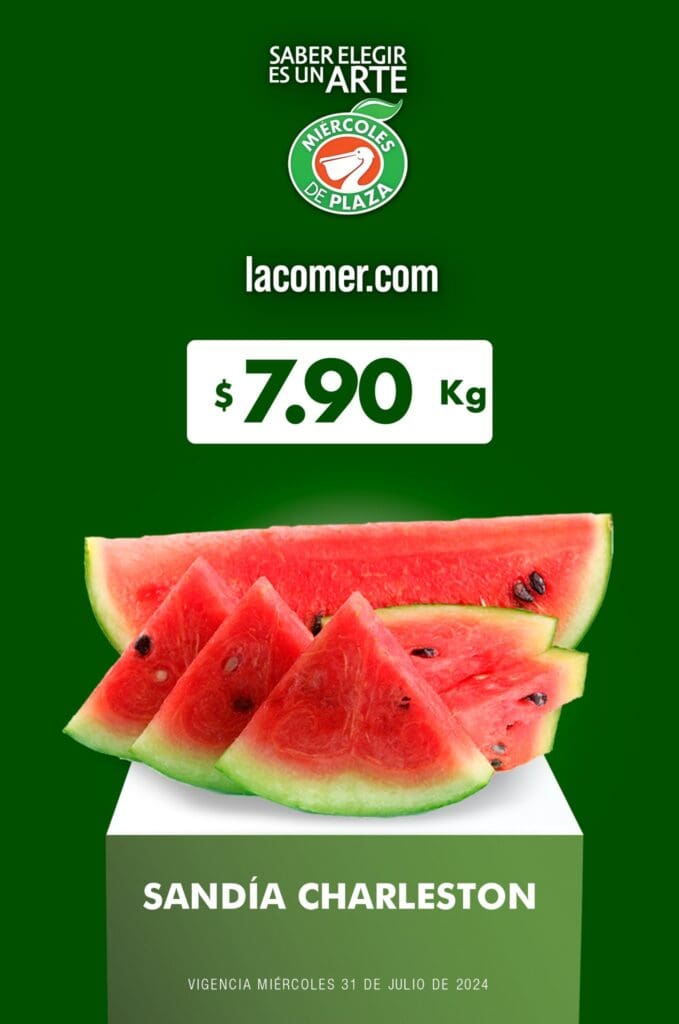 Folleto La Comer Miércoles de Plaza 31 de julio de 2024