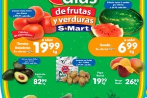 Ofertas S-Mart frutas y verduras del 30 de julio al 1 de agosto 2024