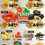 Folleto S-Mart frutas y verduras del 2 al 4 de julio 2024