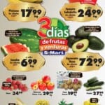 Folleto S-Mart frutas y verduras del 9 al 11 de julio 2024