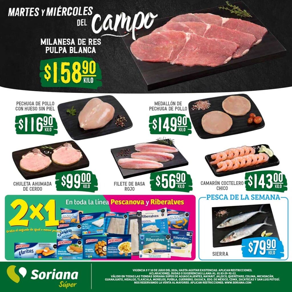 soriana super frutas verduras 9 julio 6